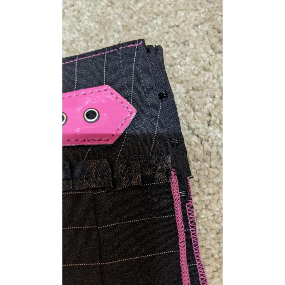 Forplay Vintage Clubwear Pleated Skirt with Buckle Detail NWT Large - Picture 3 of 5